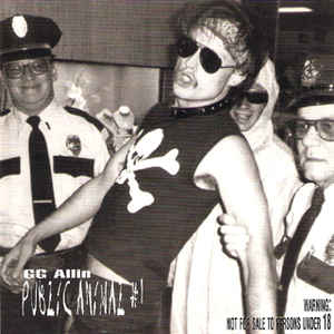 GG Allin "Public Animal #1" CD