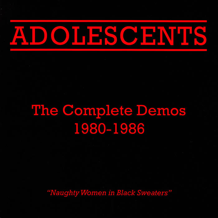 Adolescents "The Complete Demos 1980-1986" LP