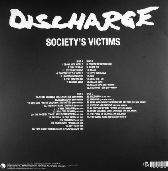 Discharge "Society's Victims Volume 2" 2xLP