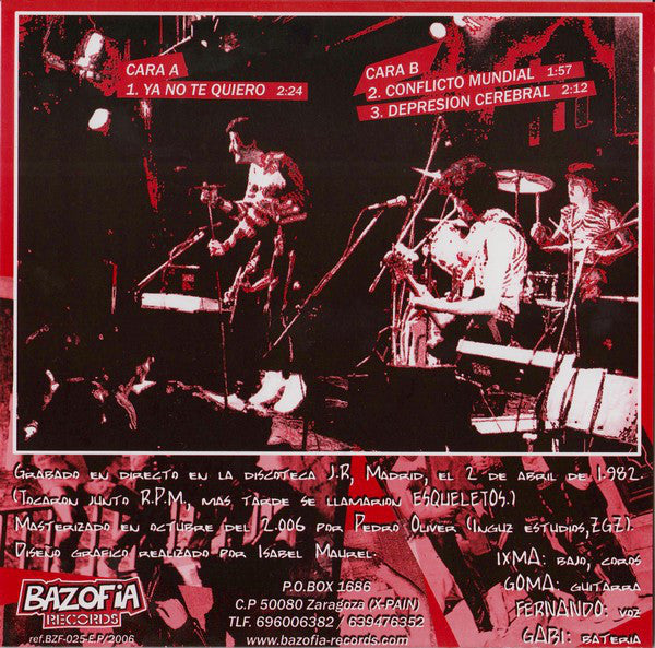La Broma De Ssatán "En Directo, 1982" 7"