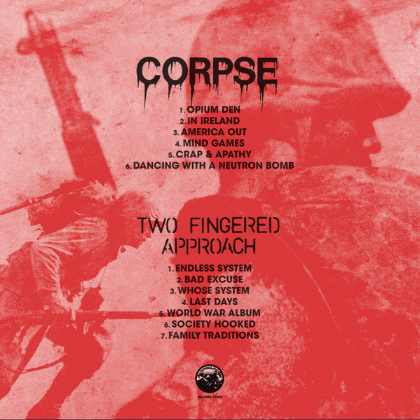 Corpse / Two Fingered Approach SPLIT LP