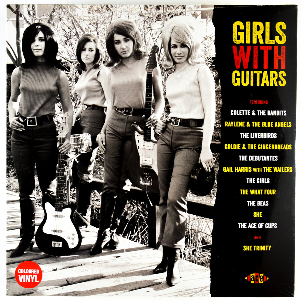 V/A "Girls With Guitars" RED VINYL LP
