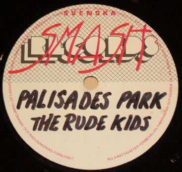 Rude Kids " Palisades Park" 7"