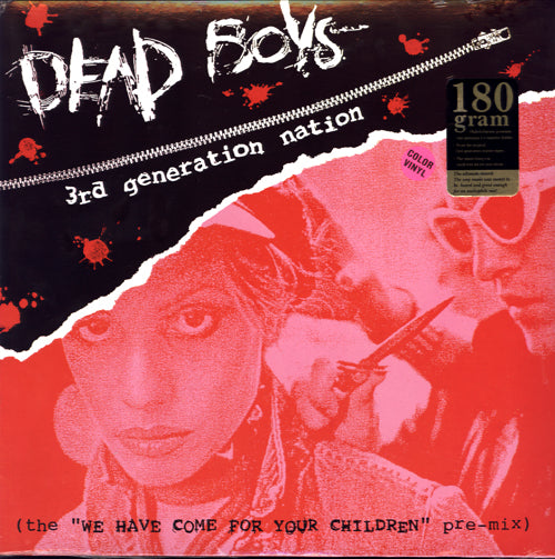 Dead Boys "3rd Generation Nation" PINK VINYL LP