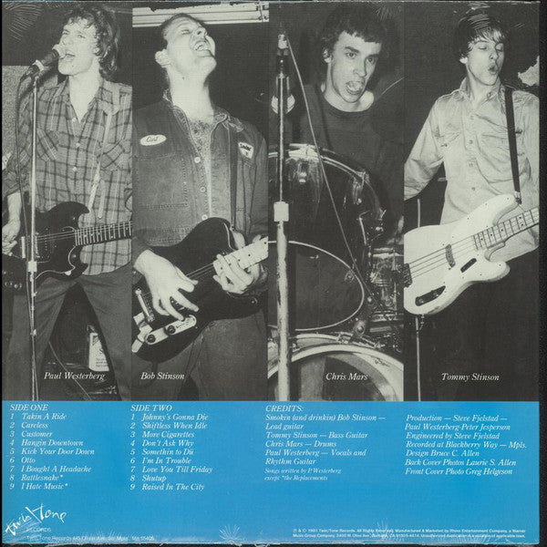 Replacements "Sorry Ma, Forgot To Take Out The Trash" LP