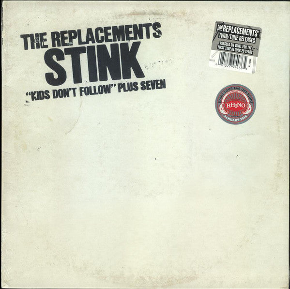 Replacements "Stink Kids Don't Follow" Plus Seven LP
