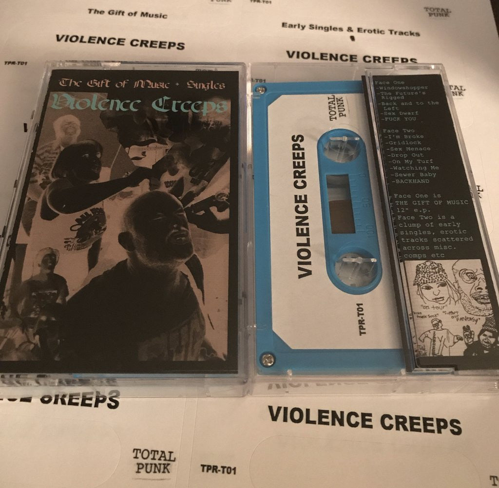 Violence Creeps "Gift Of Music/ Singles" Cassette