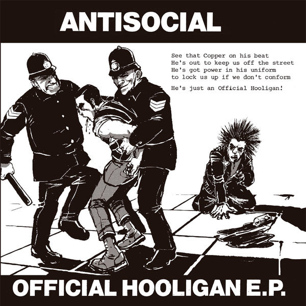 Antisocial "Official Hooligan E.P." 7"