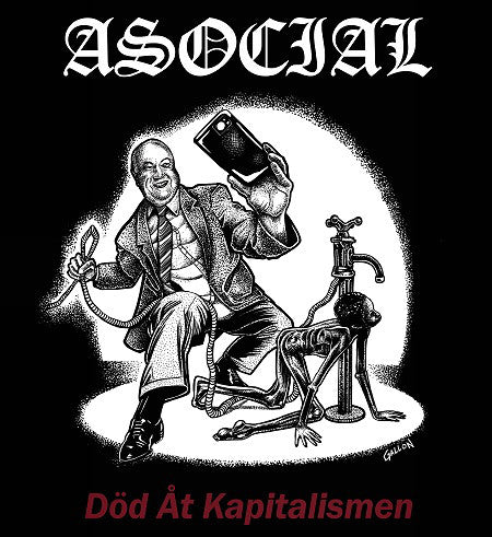 Asocial "Död Åt Kapitalismen" LP