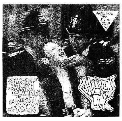 Chaos UK "Short Sharp Shock" LP