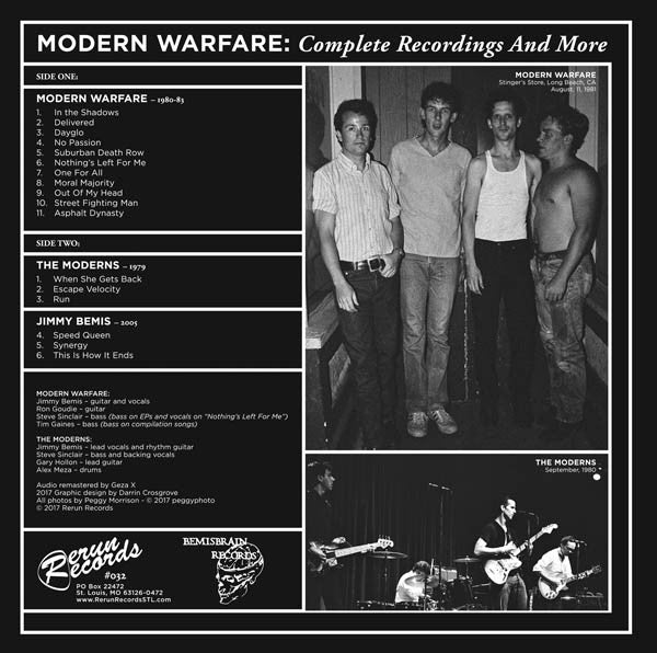 Modern Warfare "Complete Recordings And More" LP