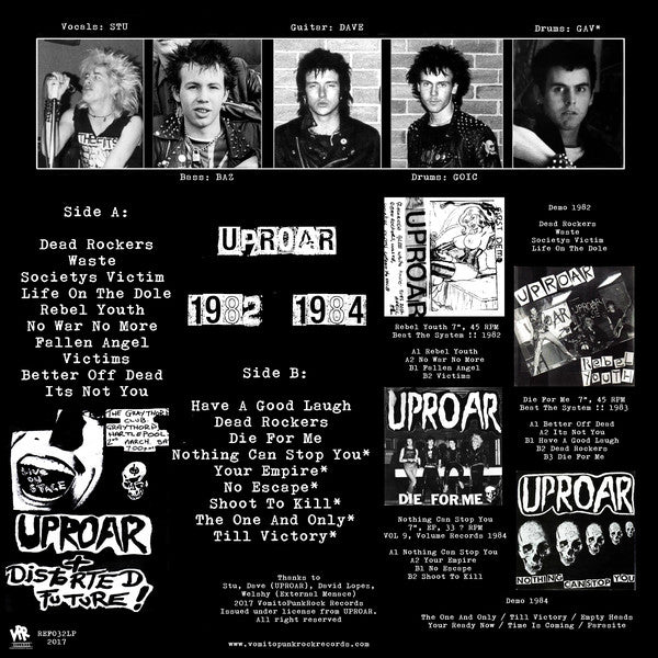 Uproar "No War No More" LP